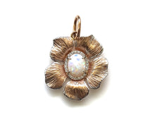 Load image into Gallery viewer, Rose Gold &amp; Australian Opal Flower Pendant
