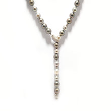 Load image into Gallery viewer, Tahitian Pearl Lariat Necklace

