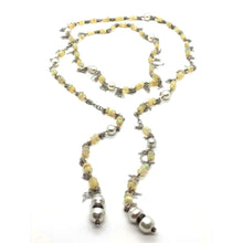 Load image into Gallery viewer, Opal &amp; South Sea Pearl Chain necklace
